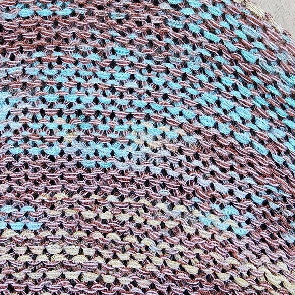 💛Forever 21 Contemporary Variegated Multicolor Lightweight Knit Sweater Medium - Picture 8 of 9